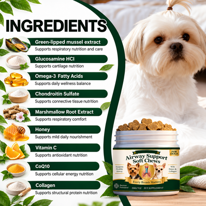 ClearBark™ 2.0 - Dog Airway Support Chews